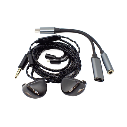 Tansio Mirai TSMR ONYX 3 DD +2 BA Hybrid Drivers Hi-Fi Gaming Audiophile High-performance In-ear Earphone IEMs