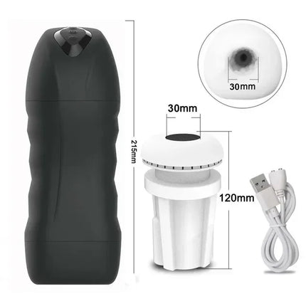 Automatic Male Masturbator Powerful Vibration Blowjob Sucking Machine Silicone Masturbation Cup Adult Supplies Sex Toy for Men