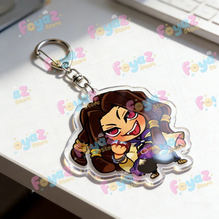 Anime Gachiakuta Enjin Riyo Rudo Zanka Jabber Keychain Accessories Bag Keyrings Jewelry Manga Fans Gifts