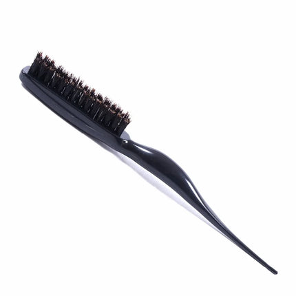 Professional Salon Black Comb Combing Brush Styling Tool Professional Plastic Hairdressing Comb，Special for real hair wigs