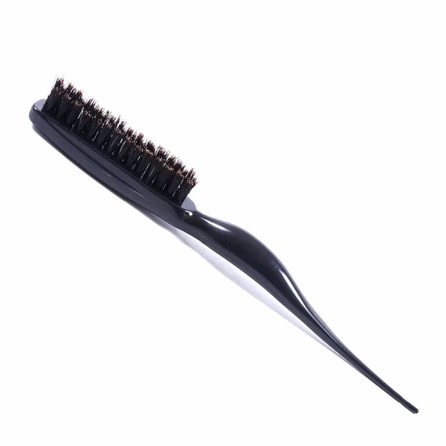Professional Salon Black Comb Combing Brush Styling Tool Professional Plastic Hairdressing Comb, Especially for Real Hair Wigs