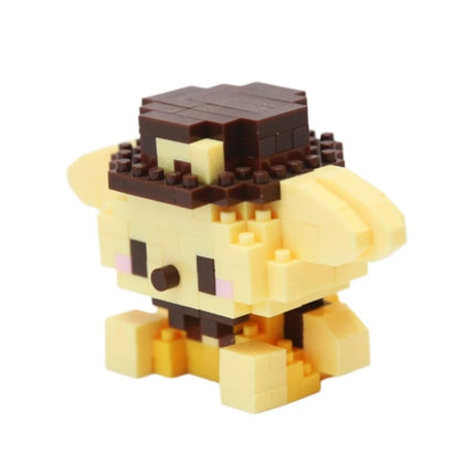 Sanrio Hello Kitty Kuromi My Melody Cinnamoroll Building Blocks Cartoon Figures Bricks Children's Assembly Toys Model Gift