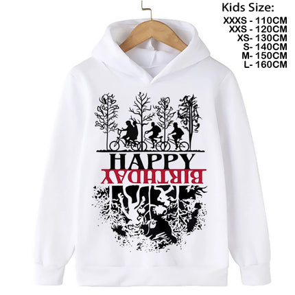 The Demogorgon Hawkins Cannibal Flower Hoodie Kids Cartoon Boys Girls Children Sweatshirts