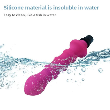 1 Pc Threaded Silicone Fascia Gun Massage Head With 3 Sizes Of Connectors, 12-13mm/15-16mm/18-19mm, Fascia Gun Massage dildo