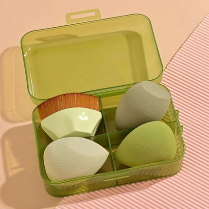 Magic Foundation Makeup Brush Set Soft Beauty Blender Gourd Shaped Makeup Sponge Loose Powder Brush Cosmetic Tools Kit