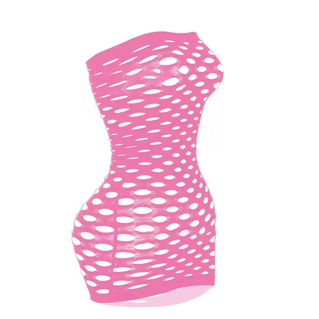 Sexy Fishnet Plus Size Babydoll Women Erotic Hot Lingerie Dress Porn Underwear Teddy Bodystockings Costumes Sex Clothes