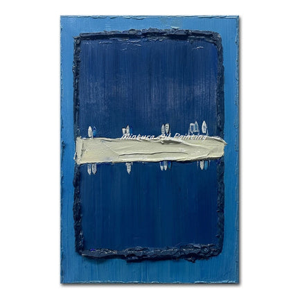 Mintura,Handpaintd Abstract Texture Green Tennis Court Oil Painting on Canvas,Modern 3D Knife Art Poster,Wall Picture,Home Decor