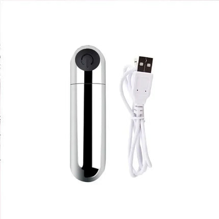 10-Speed Mini Bullet Vibrator Rechargeable Wireless Vibrating Anal Bullet Clitoral Stimulator Dildo Adult Sex Toys for Women