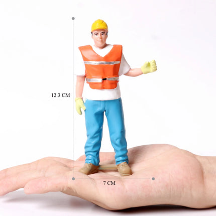 Realistic Pretend Professional Career Figures - Plastic Models of People from around the World Educational Toy Gift for Children