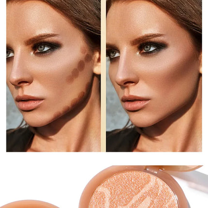 Truth'Key Mousse Bronzer,Matte Cement Brown Nose Shadow Facial Contouring Monochrome Natural Color Rendering 3D Makeup