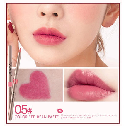 Automatic Rotary Lip Liner Easy Makeup Colour Lipstick Pencil Waterproof Long-lasting Matte Lipsticks Portable Girls Cosmetics