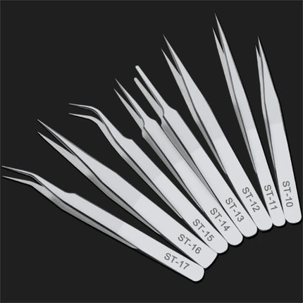 Stainless Steel Long Forceps Straight Head Elbow Medical Tweezers ST-10, ST11, ST-12, ST-14, ST-15, ST17