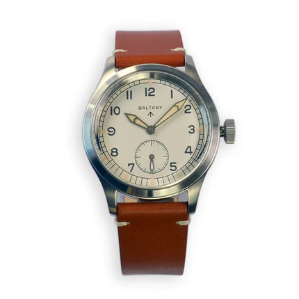 Baltany Men's D12 Quartz Watch VD78 Movement Field Watch S2032 20Bar Sapphire Crystal Stainless Steel Minitary Wristwatch Men