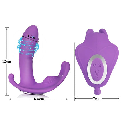 Remote Control Rabbit Vibrator Wearable Panties Dildo Vibration Massage Clit Stimulator Female Masturbation Sex Toy for Women