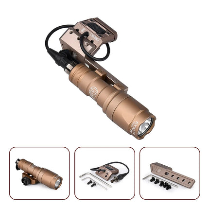 WADSN Airsoft Surefir M600C M600 M300 Tactical Scout Light AR15 Rifle Weapon Flashlight LED Hunting Spotlight SF M300A Gun lamp