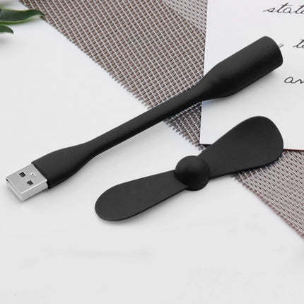 USB Small Fan Flexible Bendable Mini Fan For Power Bank Laptop PC Charger Portable Hand Cooling Fans For Computer Summer Gadgets