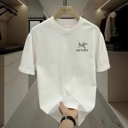 2025 High-end heavy cotton short-sleeved T-shirt, a fashionable and trendy brand for men and women in summer 명품 티셔츠 2022