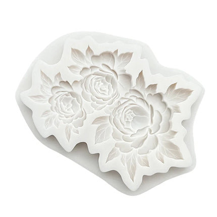Flower Peony Silicone Sugarcraft Mold Resin Tools Cupcake Baking Mould Fondant Cake Decorating Tools