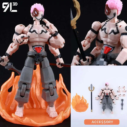 9L3D Invincible T13 Mark RedWhite Suit Dummy13 Anime Action Model Multi-Jointed Figure Superhero Toys Gift For Lover 14cm Height