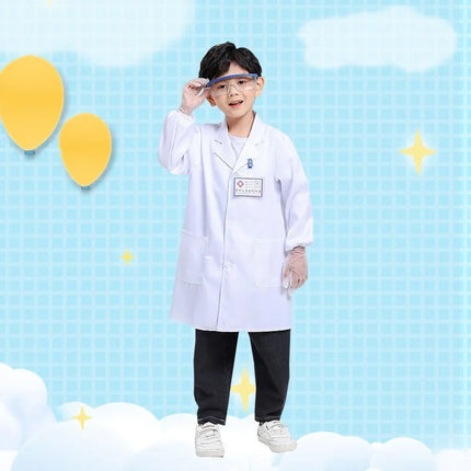 Experimental Role-playing Children's Doctor Nurse Suit Set White Coat Work Suit Children's Role-playing Game Suit