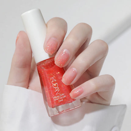 KUDAN 10ml Glass Bottle Colorful Nail Polish for Nails Pink Purple Blue Neon Fashion Polish Nail Art Varnish Summer Spring