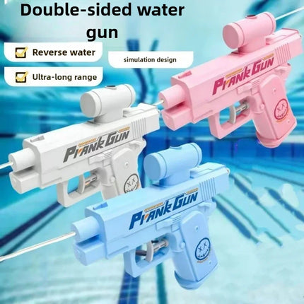 Double directional water gun for pranks, a fun prop for pranks, suitable for prank enthusiasts, funny gifts, and party props
