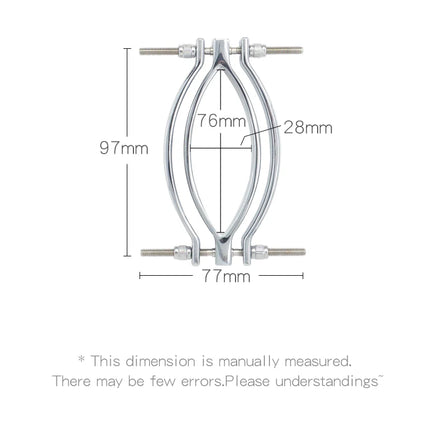 Labia Spreader Strap with Clamp Clip Onto Clitoris Spread Pussy Open Vagina Stimulator BDSM Bondage Nipple Sucker Sex Toys Slave