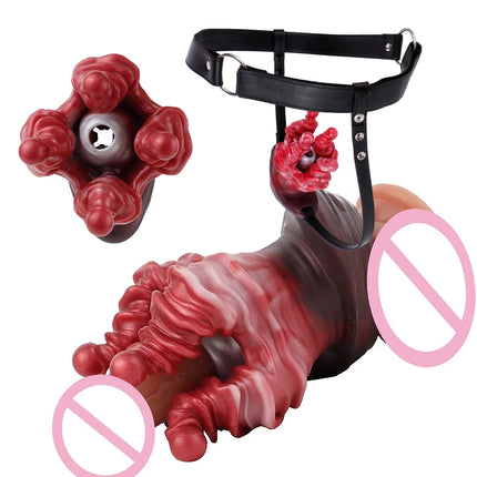 YOCY Wearable Butt Plug Type Airplane Cup Hollow Anal Dilator Female Anus Expansion Silicone Sex Toys For Men Women Flirting