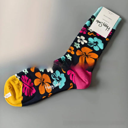 High Quality Fashionable Men's Mid-Calf Cotton Socks HappySocks New Arrival Suitable for All Seasons Swedish Design