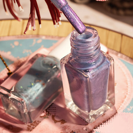 D23 Blue Dream 2-Bottle Set Nail Polish No-Bake Quick-Dry Long-Lasting Peelable Water-Based Triple Color Nail Polish