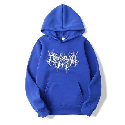 Autumn and winter hooded long sleeved original men's and women's sportswear Y2k trendy hip-hop retro punk style sportswear