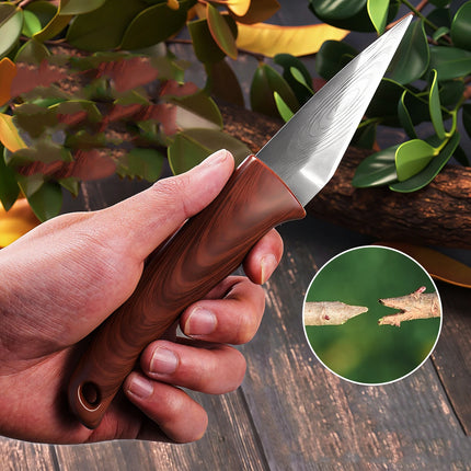 Grafting Knife Grafting Garden Tools Grafting Pruning Knife Professional Garden Fruit Tree Grafting Cutter Wooden Handle Knife