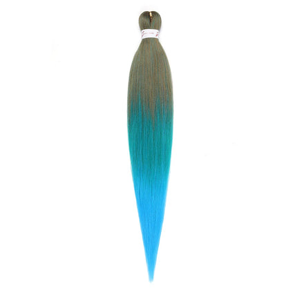 Pre-stretched Synthetic Braiding Hair Ombre Professional Easy  Hot Water Setting Soft  Crochet Braid Hair  Extensions