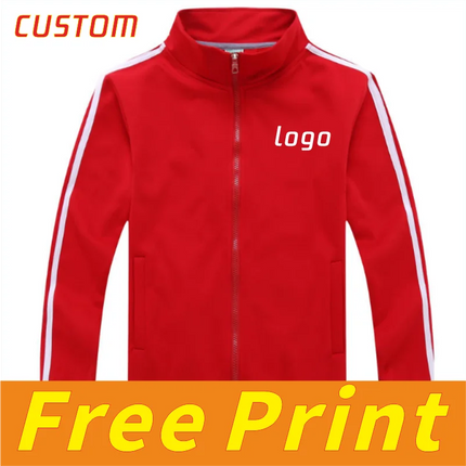 Customized logo logos for men's and women's outdoor sportswear, spring and autumn cardigans, jackets, personalized customization