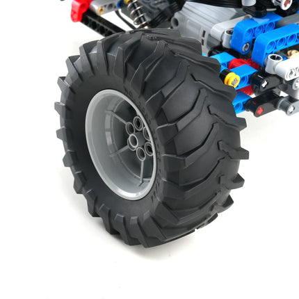 MOC 4WD 4 Wheels Drive Climbing Car with Suspension Shocks Technology Off-Road Car Remote Control Power Servo Motor Toys Gifts