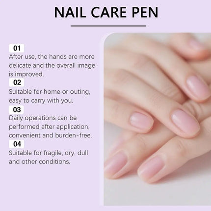 3-in-1 Cuticle Oil Pen Cuticle Pusher Nail Pen Dead Skin & Cuticle Remover Pen Nail Oil Pen with Ceramic Tip for Nails Care