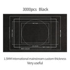 3000pcs mat Black