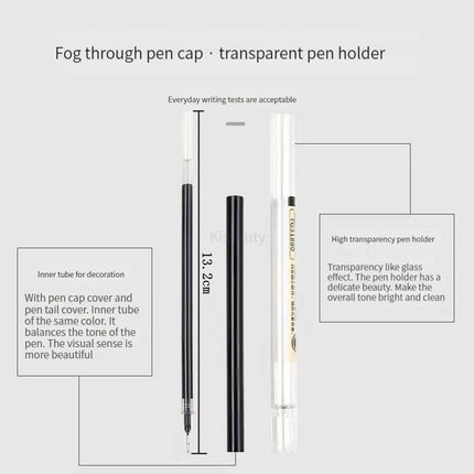 8/50/54Pcs/Set 0.35mm Gel Pens Office School Exam Ballpoint Pen Blue Black Ink Replaceable Pen Refill Rods Kawaii Stationery