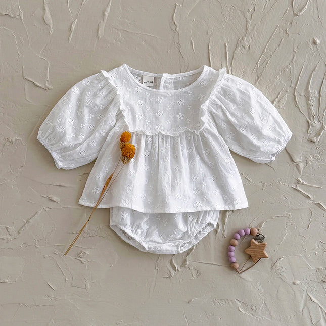 Baby Clothes Newborn Bubble Romper New Long Sleeve Newborn Baby Girls Summer Rompers Soft 1-18 Months Jumpsuit Bodysuit