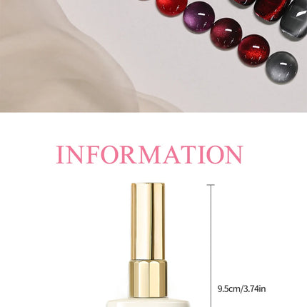 UR SUGAR 15ml Cat Magnetic Gel Nail Polish 30 Colors Semi Permanent Magnetic Gel UV/LED Soak Off Painting Vanrish Design