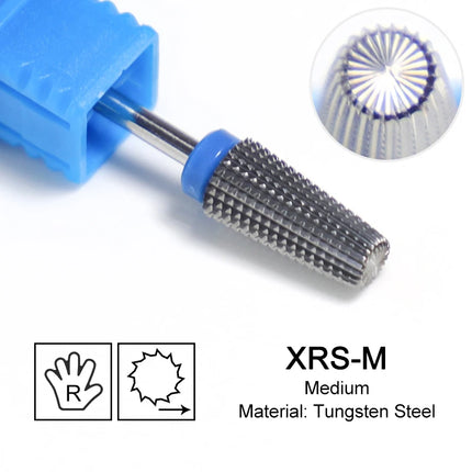 Tapered Barrel Nail Drill Bits Carbide Nails Grinding Head Milling Cutter 4XC Hard Soft Gel Removal Polishing DIY Tools