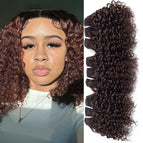 Brown curly / 35g 3PCS 6inch / 10A