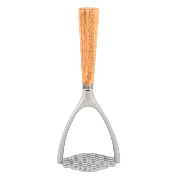 Aluminum Manual Potato Masher Meat Potato Presser Tool Whisk Food Cutter Crusher Wood Handle Garlic Pusher Kitchen Gadgets