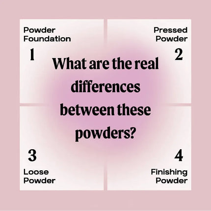 Pink Glitter Setting Powder 4 Color Long Lasting Oil Control Pearlescent Natural Face Matte Shimmer Loose Powder Makeup Cosmetic