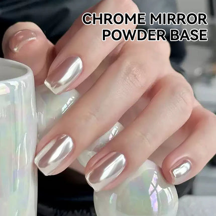 BORN PRETTY 10ml Chrome-Base Gel Polish Metallic Glitter Nail Power Super Shine Soak Off UV LED Functional Gel DIY Nails Art
