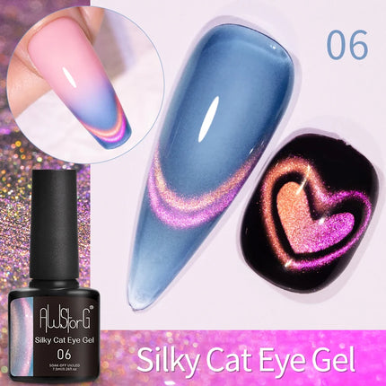 AWStorG 5ML Super Silver Metallic Gel Nail Polish Metal Effect Painting Gel Chromes Varnis Semi Permanent for Nail DIY
