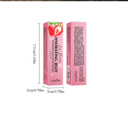 SADOER Fresh Fruit Lip Balm Moisturizing Anti Cracking Repair Nourishing Hydrating Lipstick Beauty Skin Care