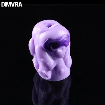 DIMVRA Purple Horse Furry Airplane Cup Adult Sex Toy Cute Sexy Animal Vaginal Masturbation Cup for Sensual Play