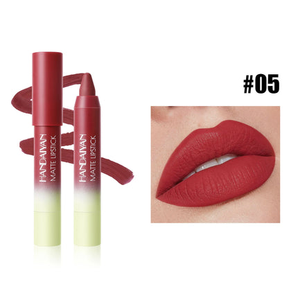 8 Colors Matte Lipstick Long Lasting Waterproof Hydrating Lip Liner Non Sticky Lightweight Velvet Lipliner Moisturizing Cosmetic