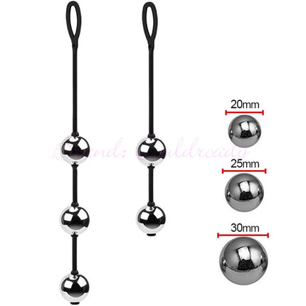 Erotic Weighted Vaginal Ball Geisha Kegel Exerciser Metal Ben Wa Egg Anal Beads Adult Sex Toys for Woman